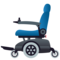 Motorized Wheelchair emoji on Emojione